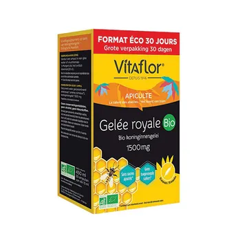 Sữa Ong Chúa Vitaflor Gelée Royale Bio 1500mg Pháp Hộp 30 Ống