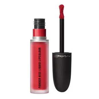 Son Kem Mac Powder Kiss Liquid Màu 975 Ruby Boo - Đỏ Ruby