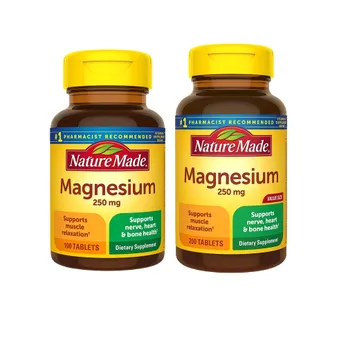 Viên Uống Bổ Sung Magiê Nature Made Magnesium 250mg 200 Viên