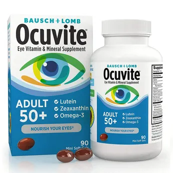 Viên Uống Bổ Mắt Ocuvite Adult 50+ Cho Người Lớn Trên 50