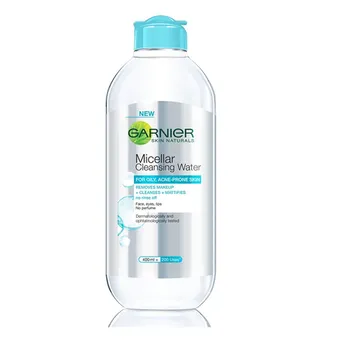 Nước Tẩy Trang Garnier Dành Cho Da Dầu Và Mụn 400ml (Mới) Micellar Cleansing Water For Oily & Acne-Prone Skin New