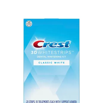 Miếng dán trắng răng Crest 3D Whitestrips Classic White 20 miếng