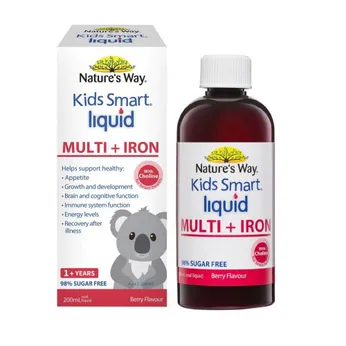 Siro Bổ Sung Sắt Multi + Iron Liquid Nature's Way Kids Smart 200ml