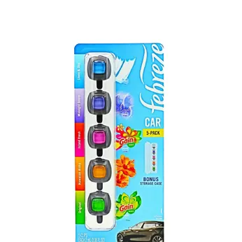 Nước hoa xe hơi Febreze Car Set 5 mùi x2ml