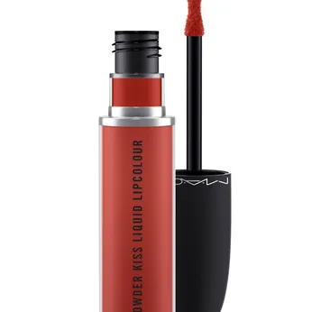 Son Kem Mac Powder Kiss Liquid Lipcolour Màu 991 Devoted To Chili Đỏ Gạch