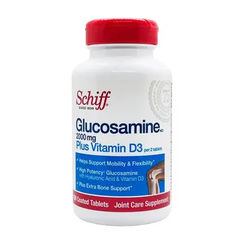 Viên Uống Hỗ trợ xương khớp Schiff Glucosamine 2000mg Plus vitamin D3 150 Viên Của Mỹ
