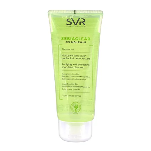 Gel Rửa Mặt SVR Sebiaclear Gel Moussant Không Chứa Xà Phòng Cho Da Dầu Mụn 
