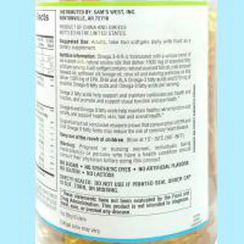 Viên Uống Bổ Sung Dầu Cá Omega 3 6 9 Supports Heart Health Hộp 325 Viên