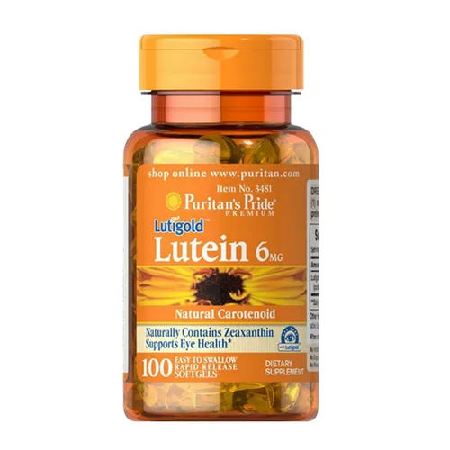 Viên Uống Bổ Mắt Puritan's Pride Lutigold Lutein 6mg 100 Viên Của Mỹ