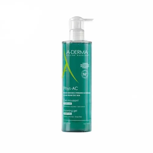 Gel Rửa Mặt A-Derma Phys-AC Purifying Foaming Cho Da Dầu