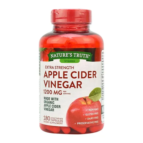 Viên giấm táo hữu cơ Apple Cider Vinegar 1200mg 180 viên 