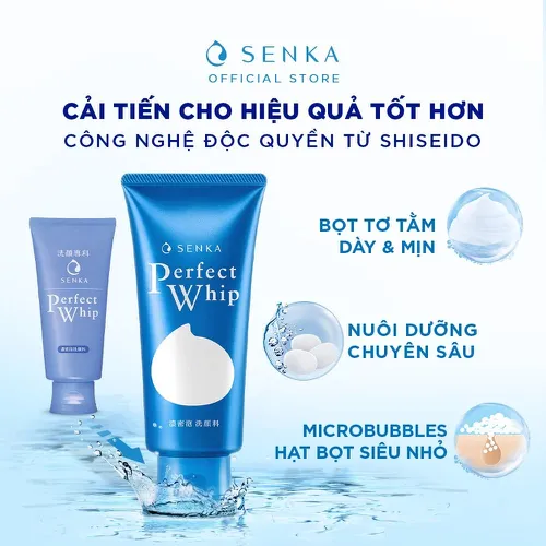 Sữa Rửa Mặt Senka Perfect Whip Facial Foam Wash
