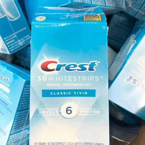 Miếng dán trắng răng Crest 3D Whitestrips Classic White 20 miếng