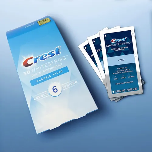 Miếng dán trắng răng Crest 3D Whitestrips Classic White 20 miếng