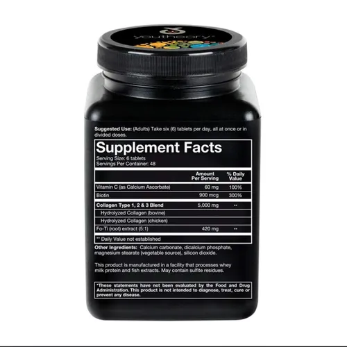 Viên Uống Bổ Sung Collagen Cho Nam Youtheory Mens Collagen Advanced Formula 290 Viên