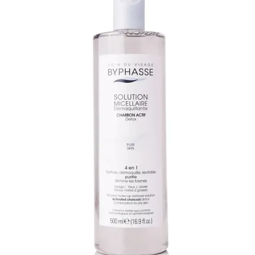 Nước Tẩy Trang Byphasse Than Hoạt Tính Cho Da Dầu Solution Micellaire Charbon Actif