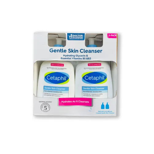 Set 2 Sữa Rửa Mặt CETAPHIL GENTLE SKIN CLEANSER (591ml)