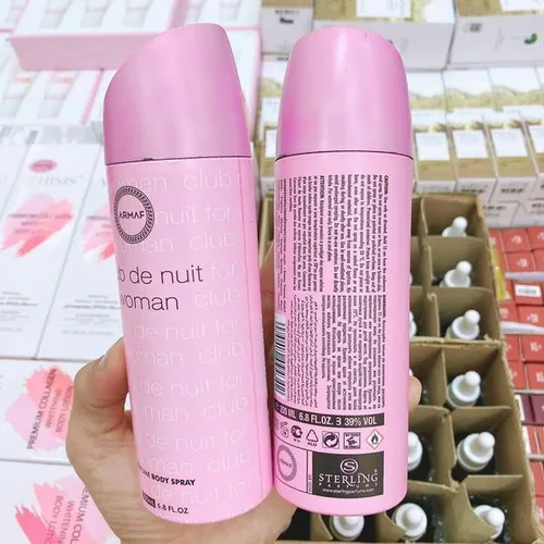 Xịt khử mùi nước hoa Armaf Club De Nuit Body Spray For Women 200ml