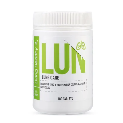 Viên Uống Tăng Cường Chức Năng Phổi Living Healthy Lung Care 180 Úc