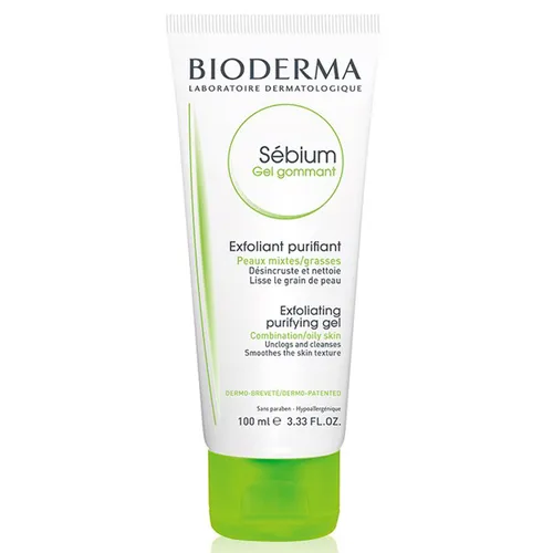 Gel Tẩy Tế Bào Chết Cho Da Dầu Mụn Bioderma Sebium Gel Gommant 100ml