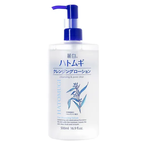 Nước Tẩy Trang Hatomugi Reihaku Hatomugi Cleansing Lotion 500ML Chiết Xuất Hạt Ý Dĩ