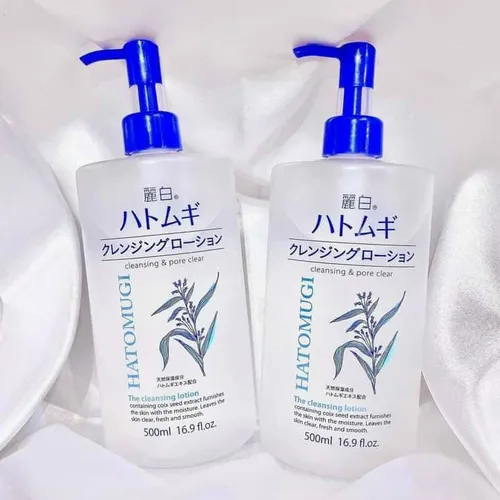 Nước Tẩy Trang Hatomugi Reihaku Hatomugi Cleansing Lotion 500ML Chiết Xuất Hạt Ý Dĩ