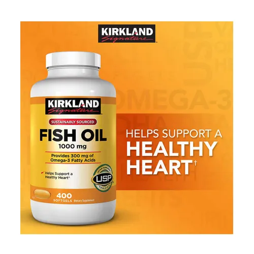 Viên uống Dầu cá Kirkland Signature™ Omega-3 Fish oil 400 Viên