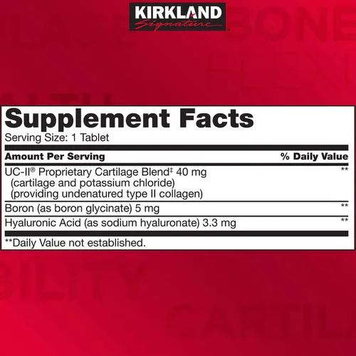 Viên Uống Hỗ Trợ Khớp Kirkland Signature Triple Action UC II Joint Health 110 viên