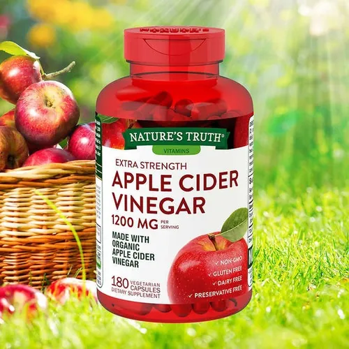 Viên giấm táo hữu cơ Apple Cider Vinegar 1200mg 180 viên 