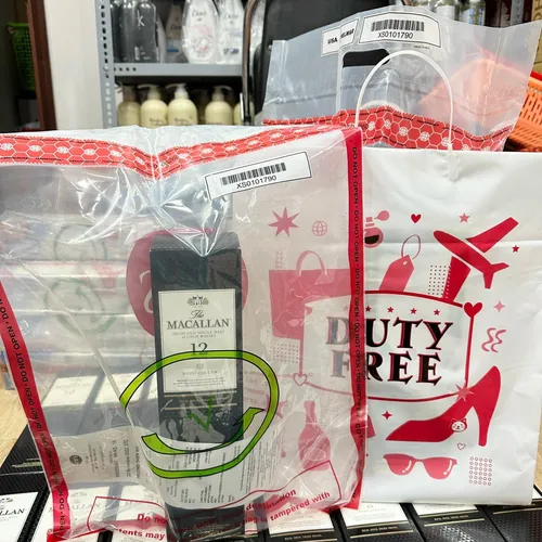 Rượu Macallan 12 Sherry Oak Xách Tay Duty Free Full Seal Bill
