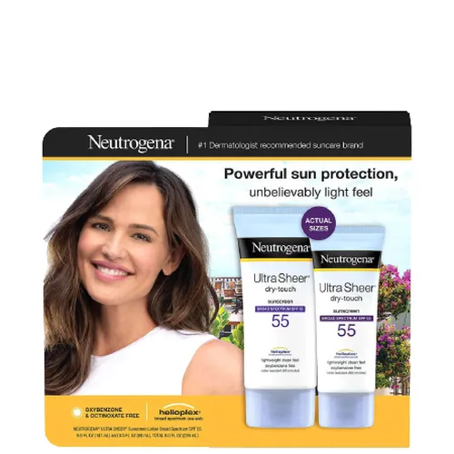 Kem chống nắng Neutrogena SPF55 Ultra Sheer Dry-Touch Set 147ml+88ml