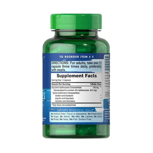 Viên Uống Mầm Đậu Nành Non Gmo Soy Isoflavones 120 Viên Của Mỹ