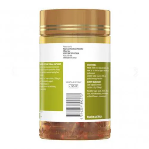 Mầm Đậu Nành Healthy Care Super Lecithin 1200mg Của Úc 100 Viên