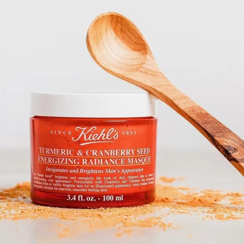 Mặt Nạ Nghệ Việt Quất Kiehl’s Turmeric _ Cranberry Seed Energizing Radiance Masque