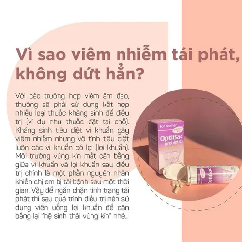 Men vi sinh OptiBac Probiotics 30 viên cho phụ nữ