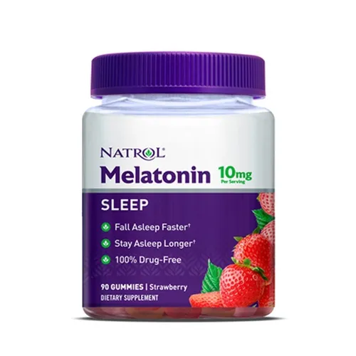 Kẹo Dẻo Hỗ Trợ Giấc Ngủ Natrol Gummies Melatonin 10mg 