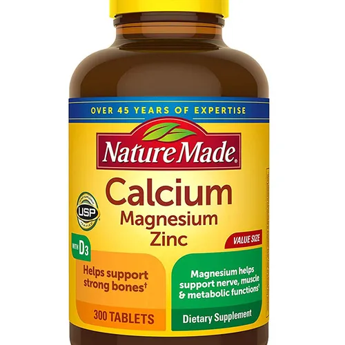 Viên Uống Hỗ Trợ Xương Khớp Calcium Magnesium Zinc With D3 của Mỹ 300 Viên