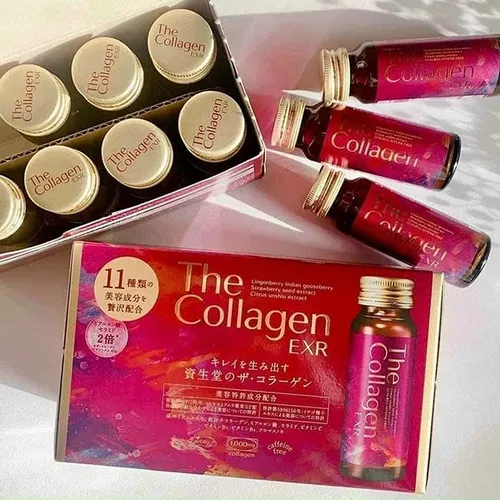 Nước uống The Collagen EXR Shiseido Nhật Bản (Hộp 10 lọ x 50ml)