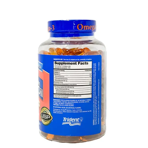 Viên dầu cá hồi Pure Alaska Omega 3 Wild Salmon Oil 1000MG