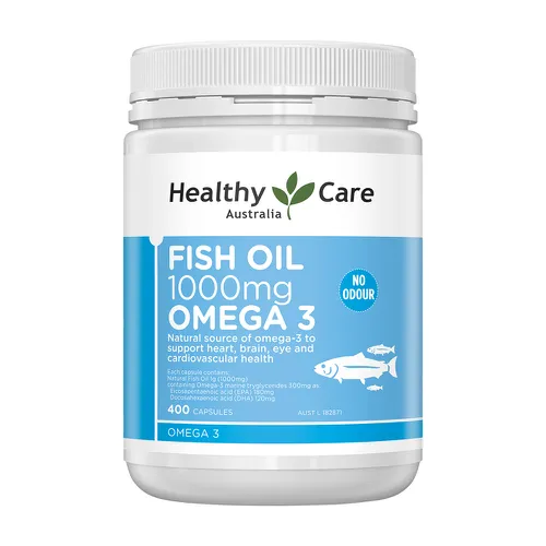 Viên Uống Bổ Sung Omega 3 Fish Oil 1000mg Healthy Care 400 Viên