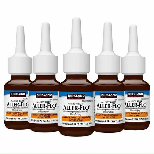 Xịt Xoang Kirkland Aller-Flo Hộp 5 Chai 144 Mettered Chính Hãng Mỹ