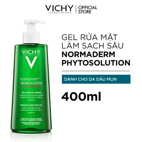 Sữa Rửa Mặt Vichy Normaderm Phytosolution Intensive Purifying Gel