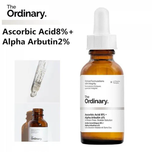 Serum Dưỡng Sáng, Mờ Nám The Ordinary Ascorbic Acid 8%, Alpha Arbutin 2%