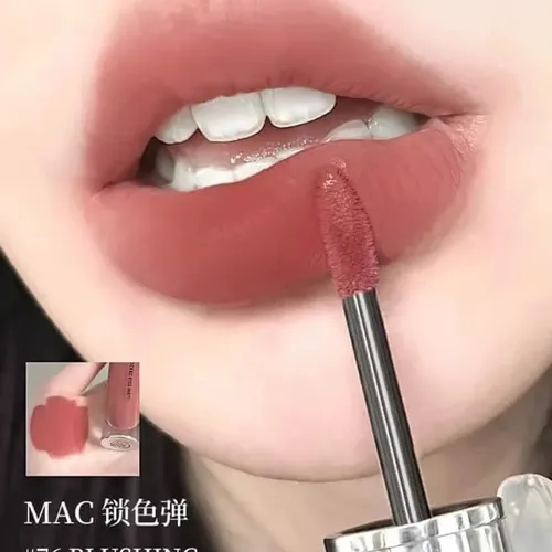 Son Kem MAC Locked Kiss Ink 24HR Màu 76 Blushing Giữ Màu 24h
