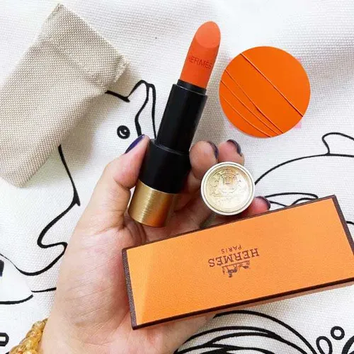 Son Hermès Matte 33 Orange Boite Màu Cam Tươi