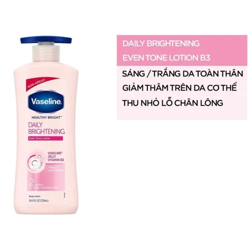 Sữa Dưỡng Thể Sáng Da Vaseline Healthy Bright Daily Brightening Body Lotion 725ml