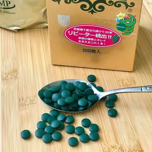 Viên Uống Tảo Xoắn Spirulina 2200 Viên Nhật Bản