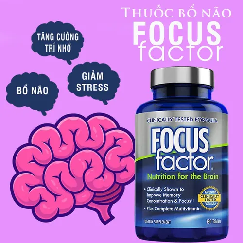 Viên Uống Giúp Tăng Cường Trí Nhớ Focus Factor 180 viên của Mỹ