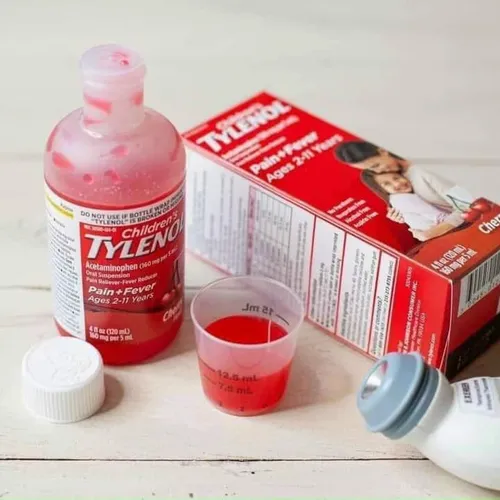 Siro GIảm Đau Hạ Sốt Cho Trẻ 2 - 11 tuổi Children’s Tylenol Pain Fever 120ml (Vị Cherry)