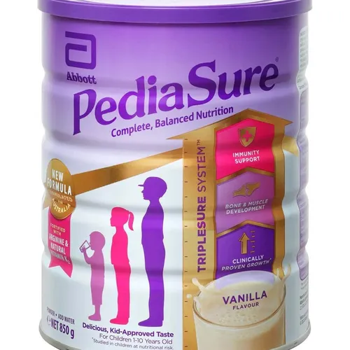 Sữa bột Pediasure Úc cho trẻ từ 1–10 tuổi hương Vani Pediasure Vanilla 850g